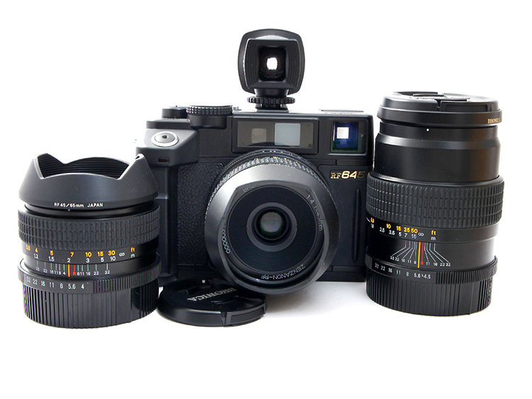 BRONICA RF645 45mm 65mm 100mm