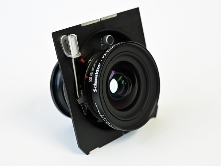 シュナイダー スーパーアンギュロン  58mm/F5.6 XL(凹みボード加工済み)